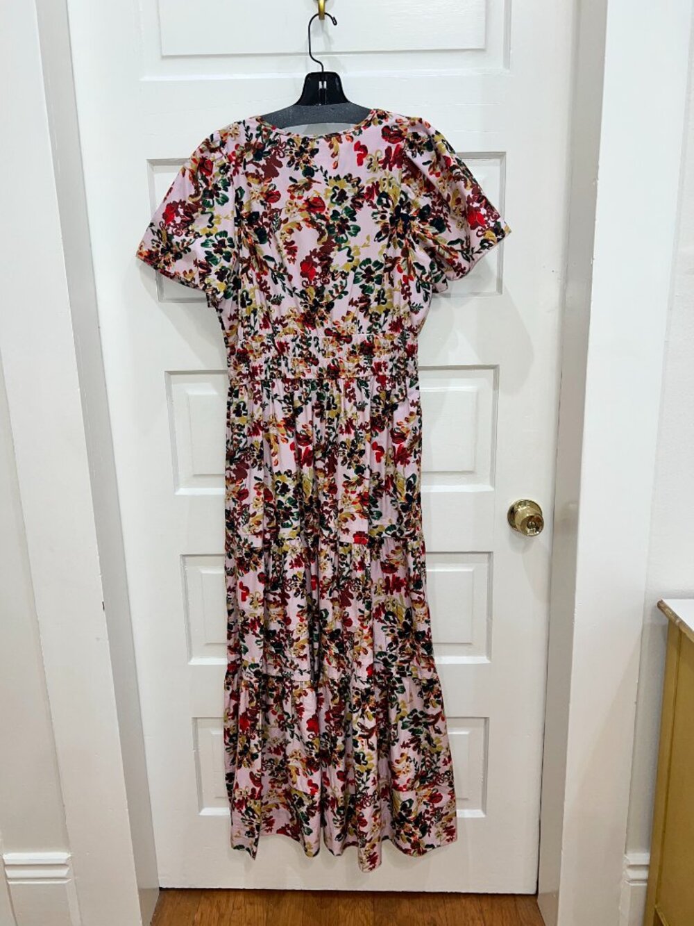 Anthropologie Somerset Maxi Dress Size M Smocked Tiered Dress Like New - Picture 4 of 7